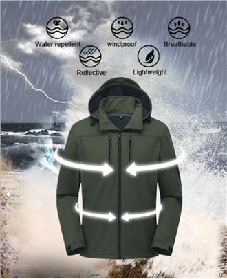 Męska kurtka wojskowa softshell
