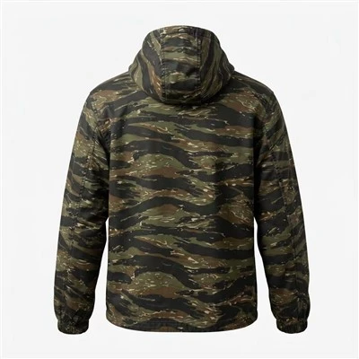 Men’s Jungle Tiger Camo Hooded Utility Track Jacket suppliers