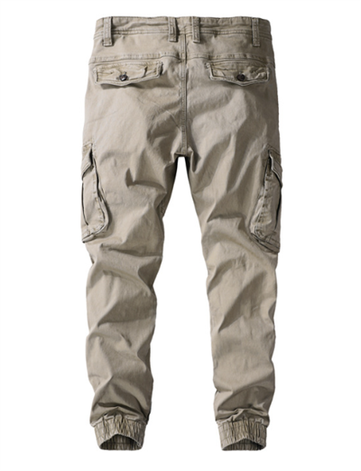 Men's casual pants stretch back